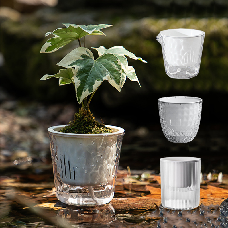 Self Watering Insert - Transparent Self Watering Flowerpot Double Layer