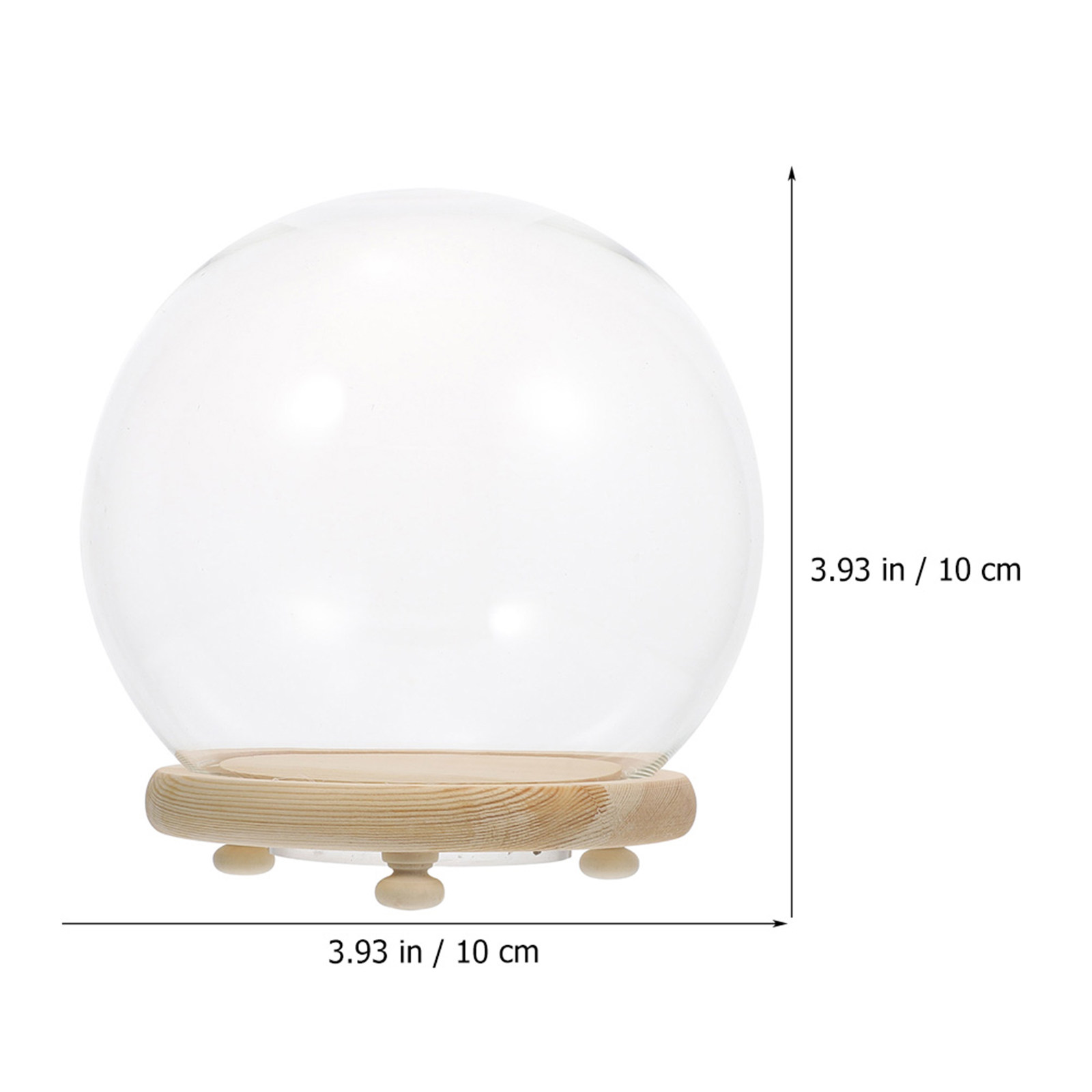 Clear Glass Dome Display Cover - Plastic Dome Clear 评论和价格