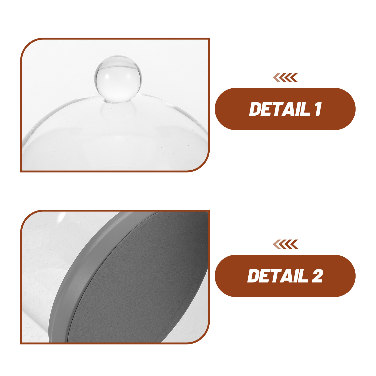 Glass Dome Cloche Clear Bell J - Plastic Dome Clear 评论和价格