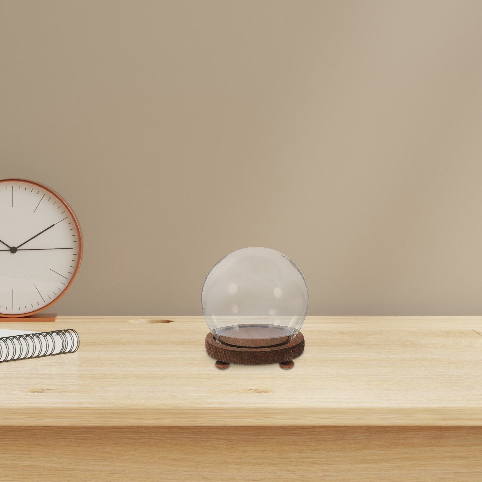 Spherical Glass Cover Ornament - Plastic Dome Clear 评论和价格