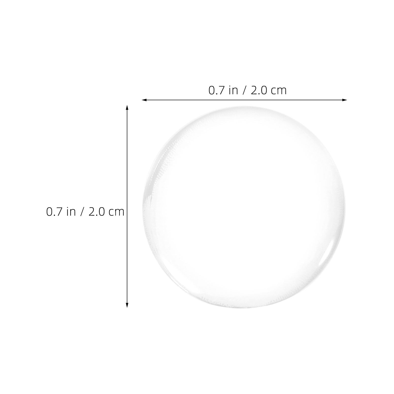 40Pcs Epoxy Dome Stickers Clea - Plastic Dome Clear 评论和价格