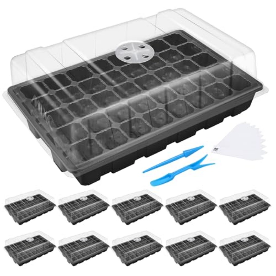 Seedling Trays Seed Starter Tr - Humidity Dome Kit 评论和价格