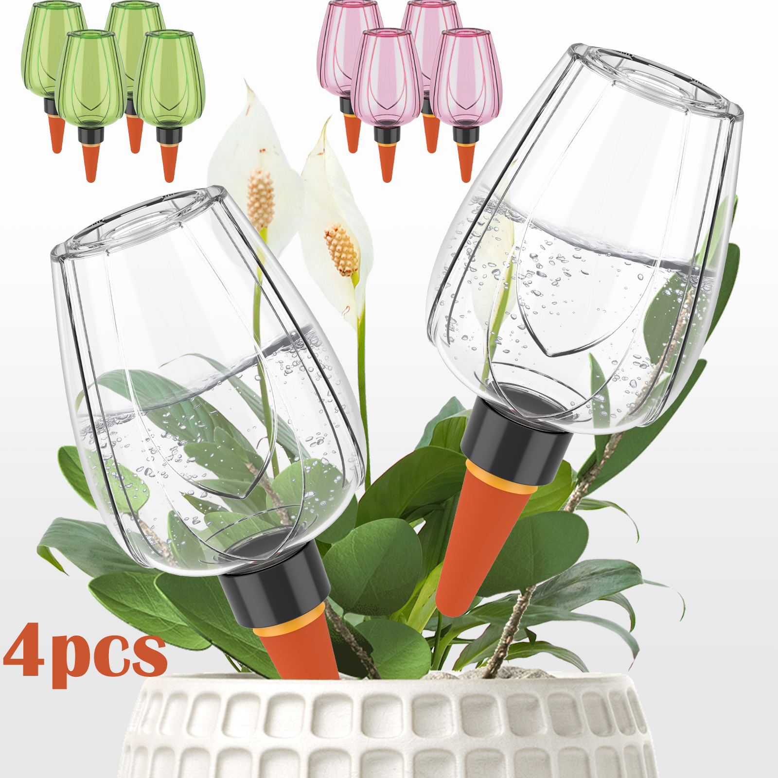 4Pcs Plant Watering Balls 350M - Self Watering Insert 评论和价格