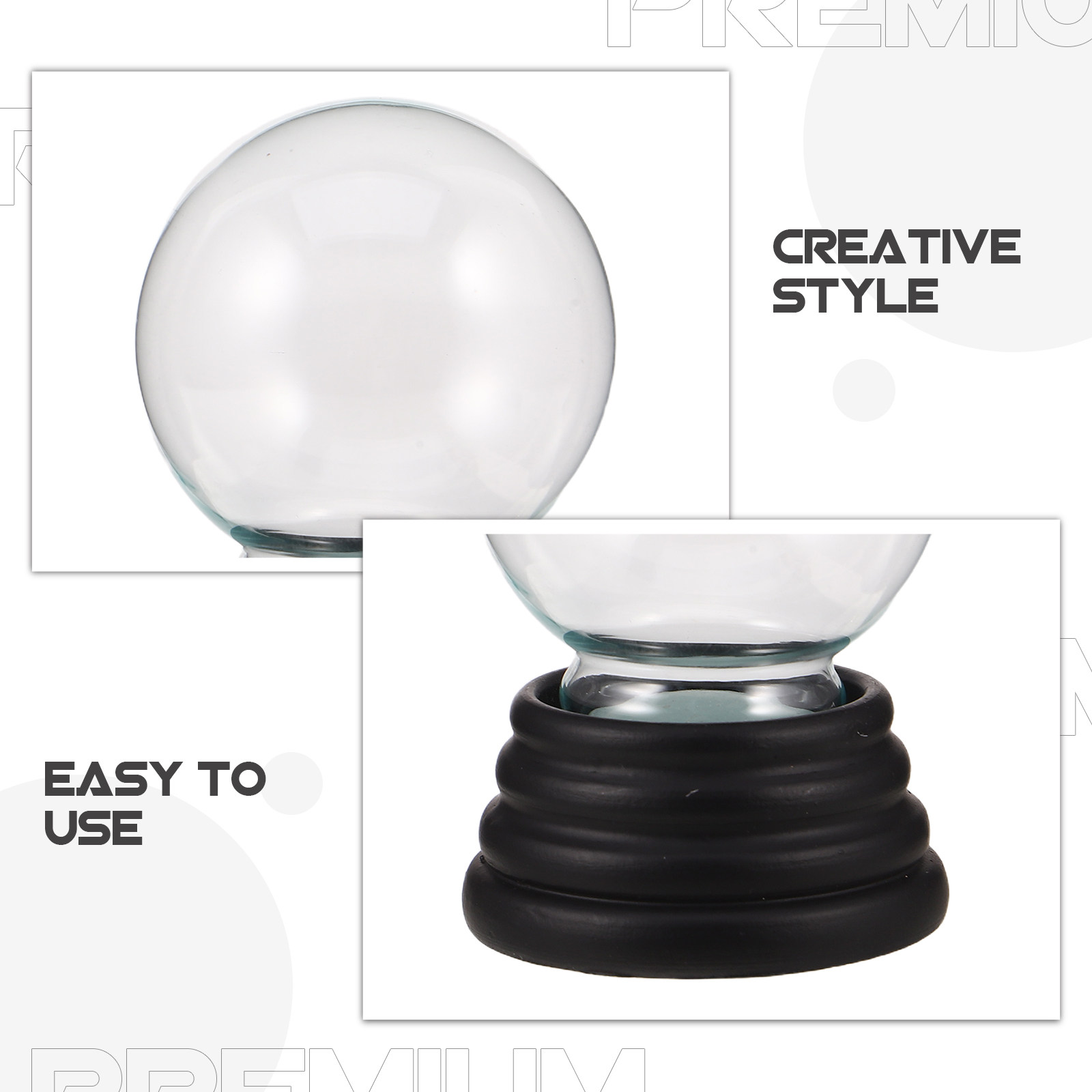 Clear Snow Globe Decoration Tr - Plastic Dome Clear 评论和价格