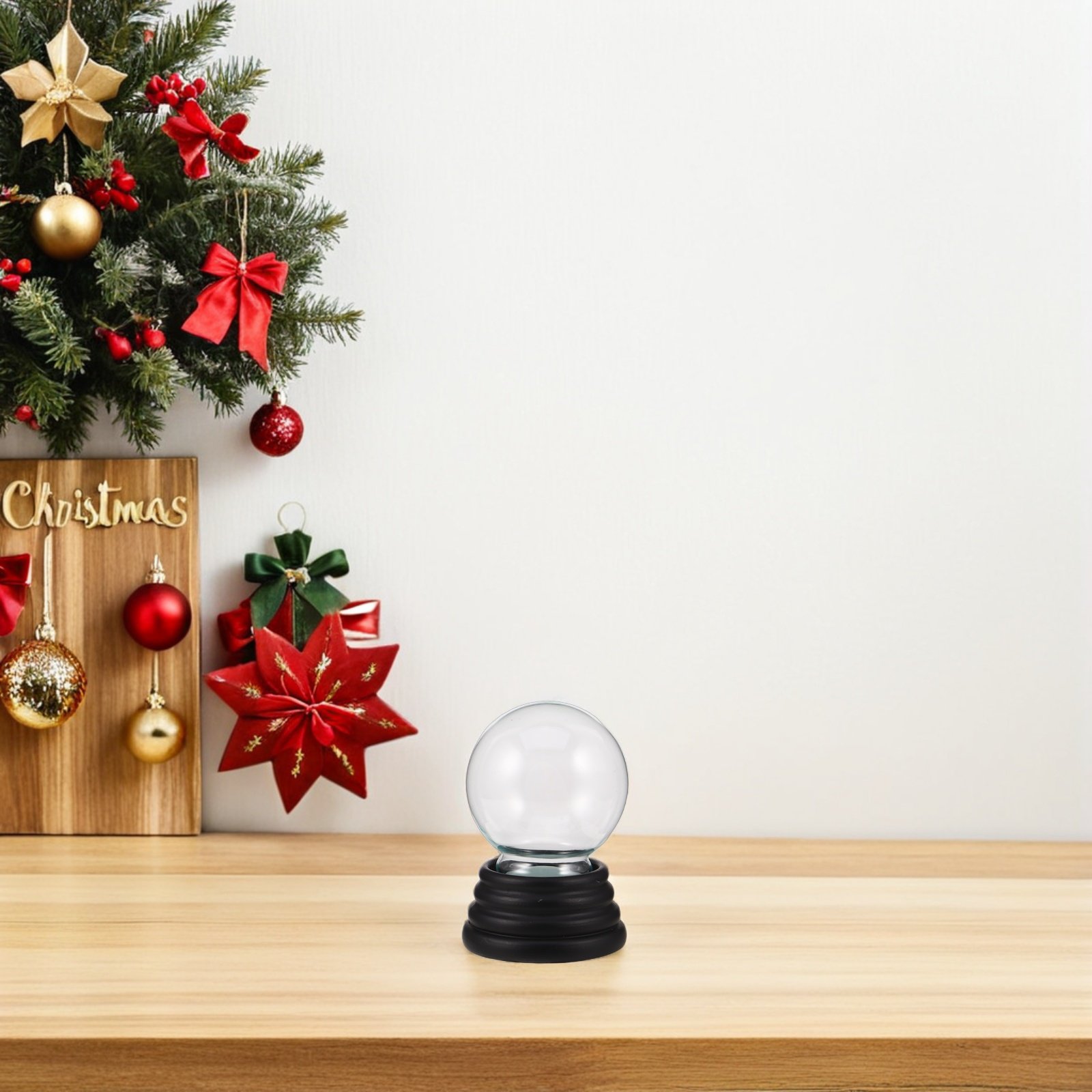Clear Snow Globe Decoration Tr - Plastic Dome Clear 评论和价格