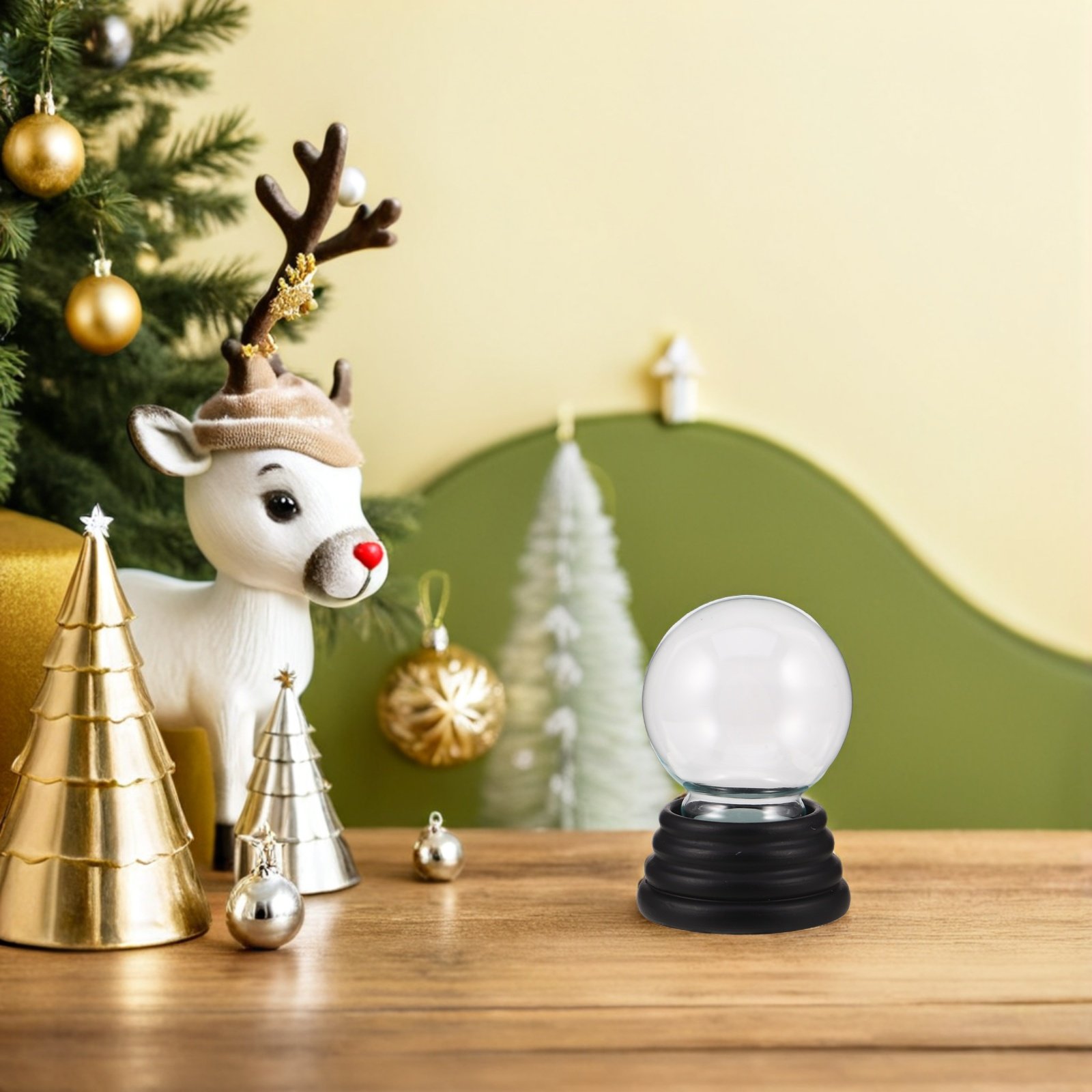 Clear Snow Globe Decoration Tr - Plastic Dome Clear 评论和价格