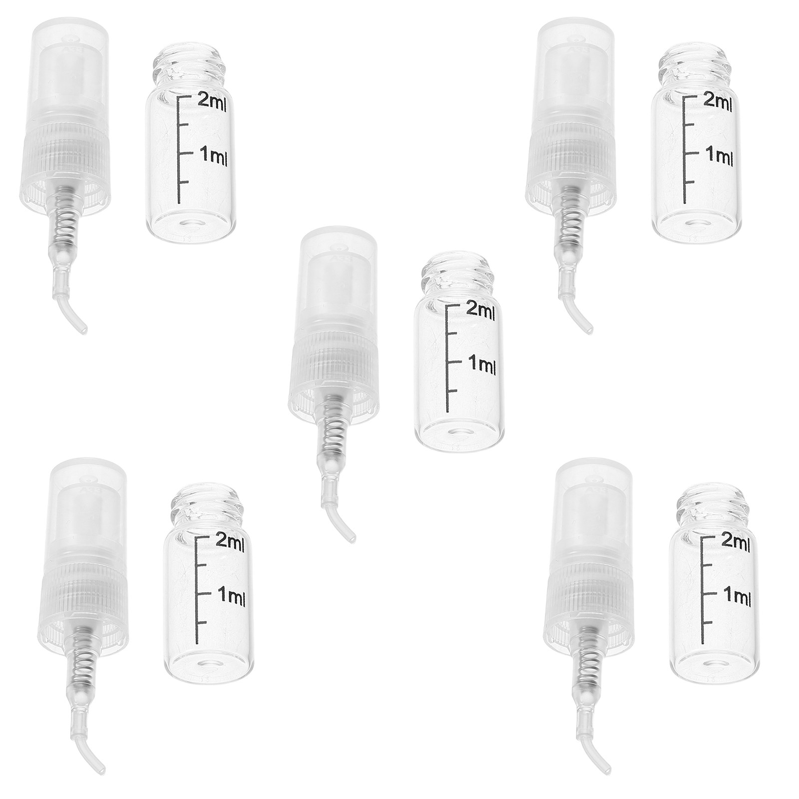 5Pcs Portable Spray Bottle Set - Misting Bottle Fine 评论和价格