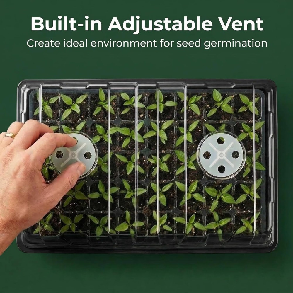 5-Set Seed Starter Tray Kits,  - Humidity Dome Kit 评论和价格