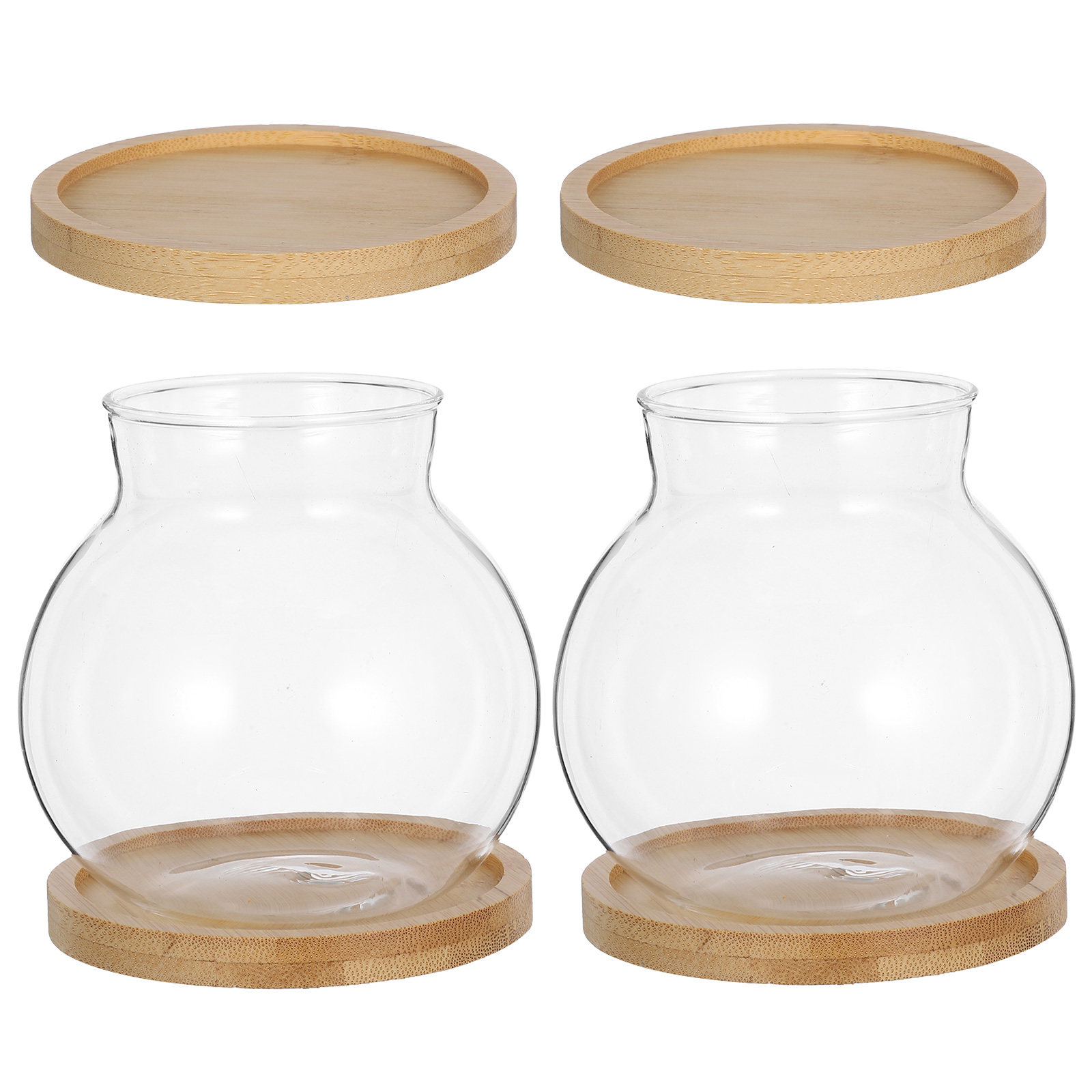 2Set Hydroponic Vase Glass Pla - Propagation Station Vase 评论和价格