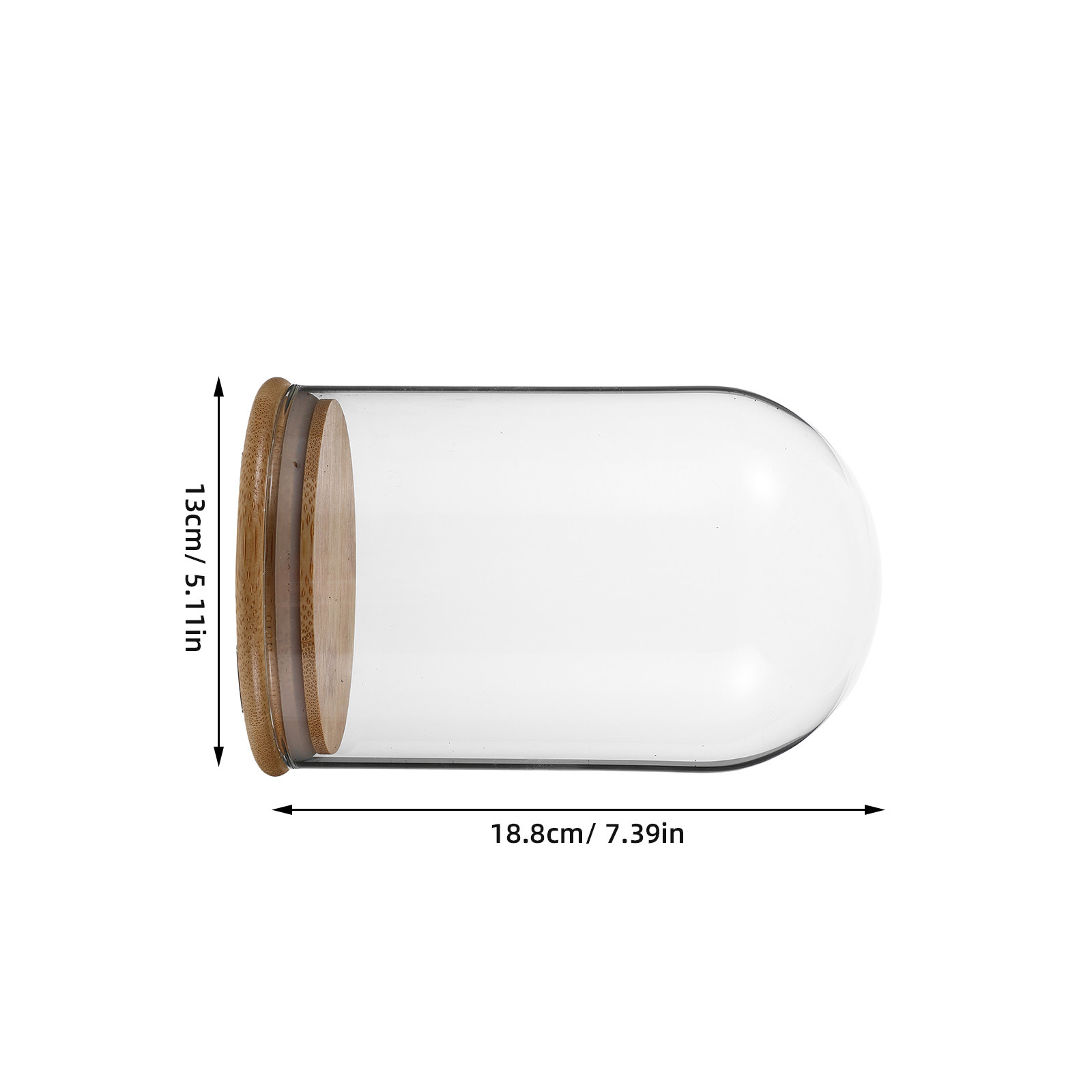 Glass Cloche Display Dome Bell - Plastic Dome Clear 评论和价格