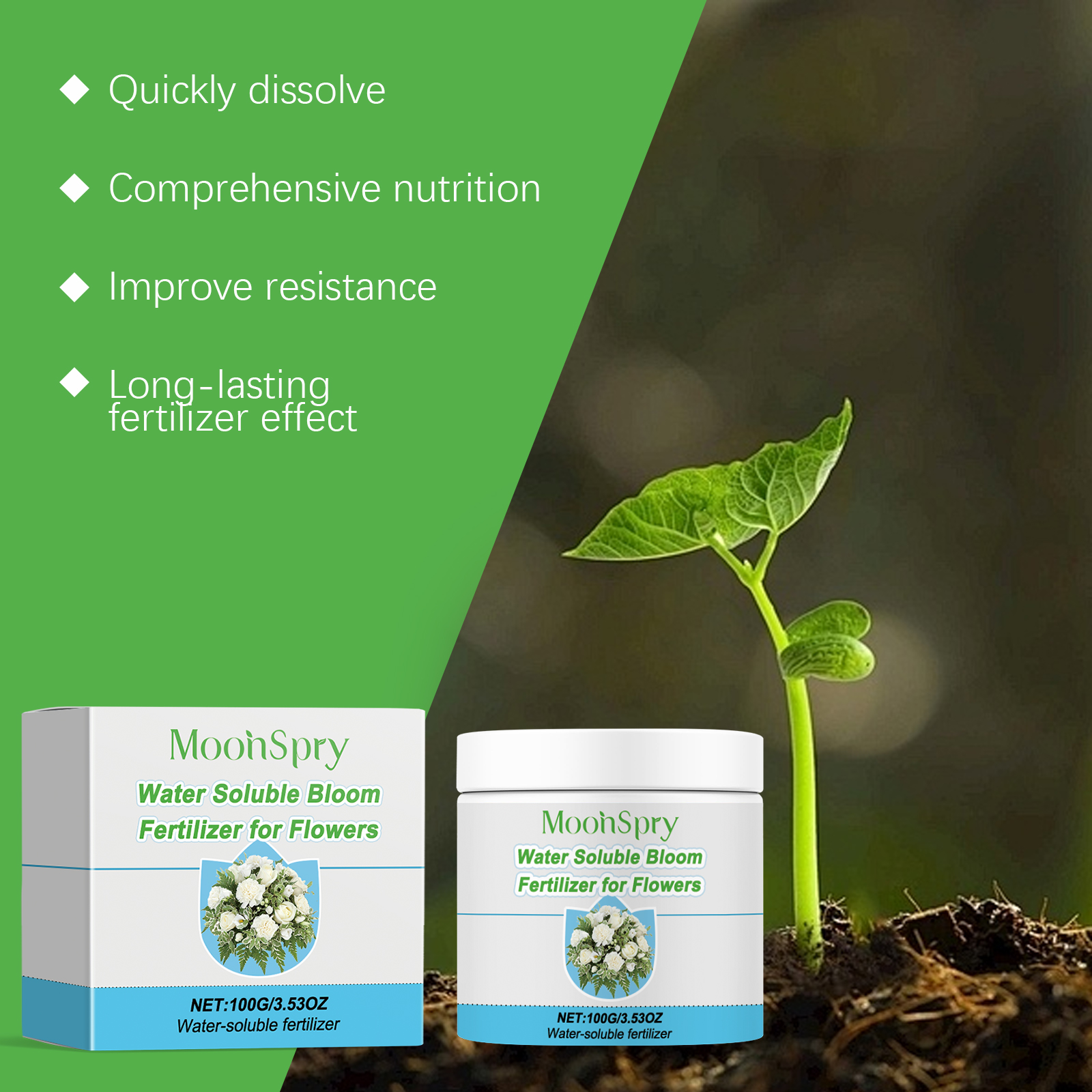 Water Soluble Bloom Fertilizer - Root Stimulator Liquid 评论和价格