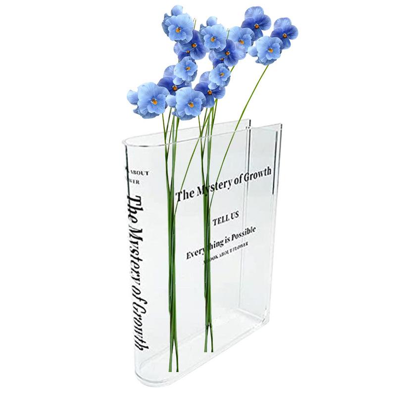 Clear Book Vase Aesthetic Acry - Propagation Station Vase 评论和价格