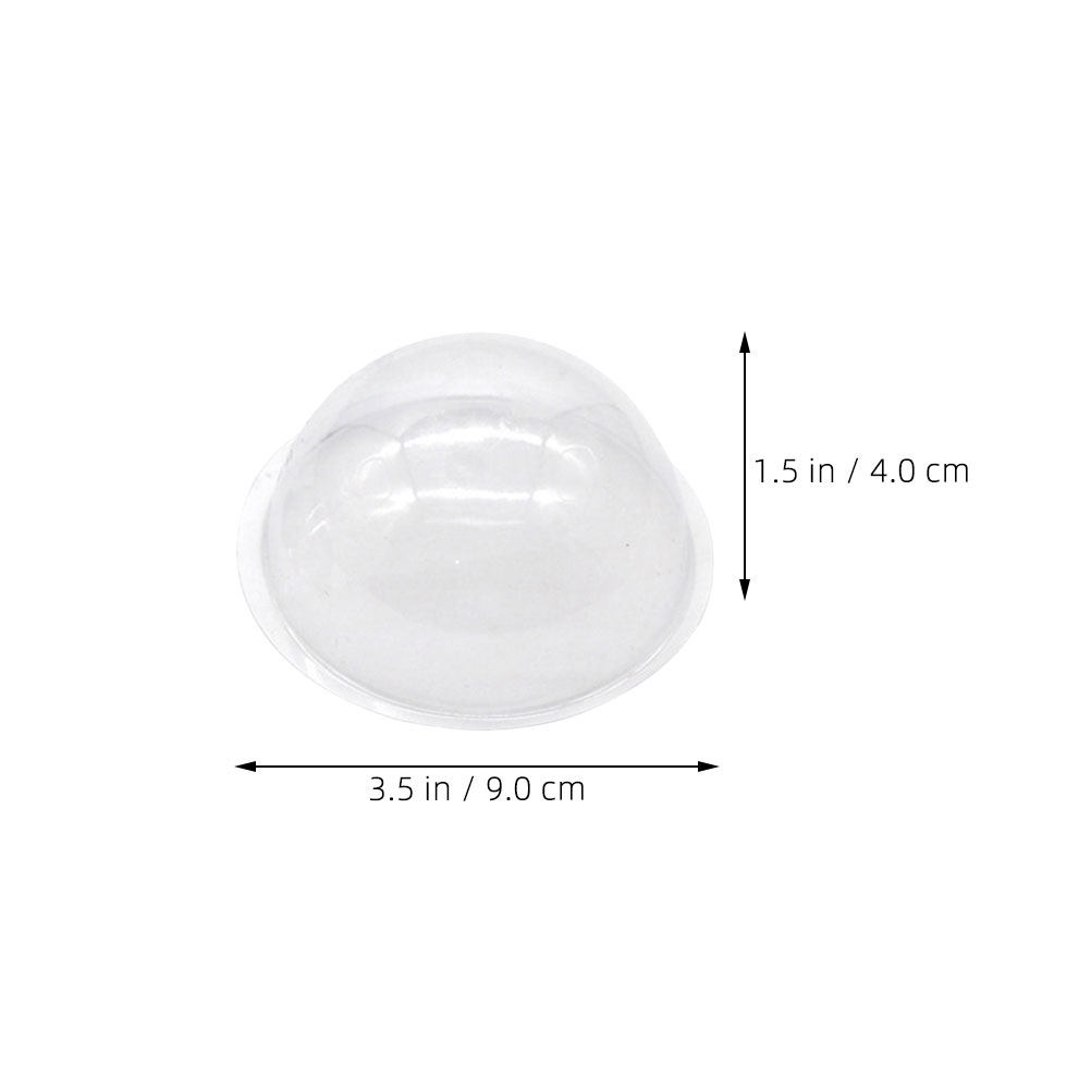 30Pcs Fillable Clear Plastic D - Plastic Dome Clear 评论和价格
