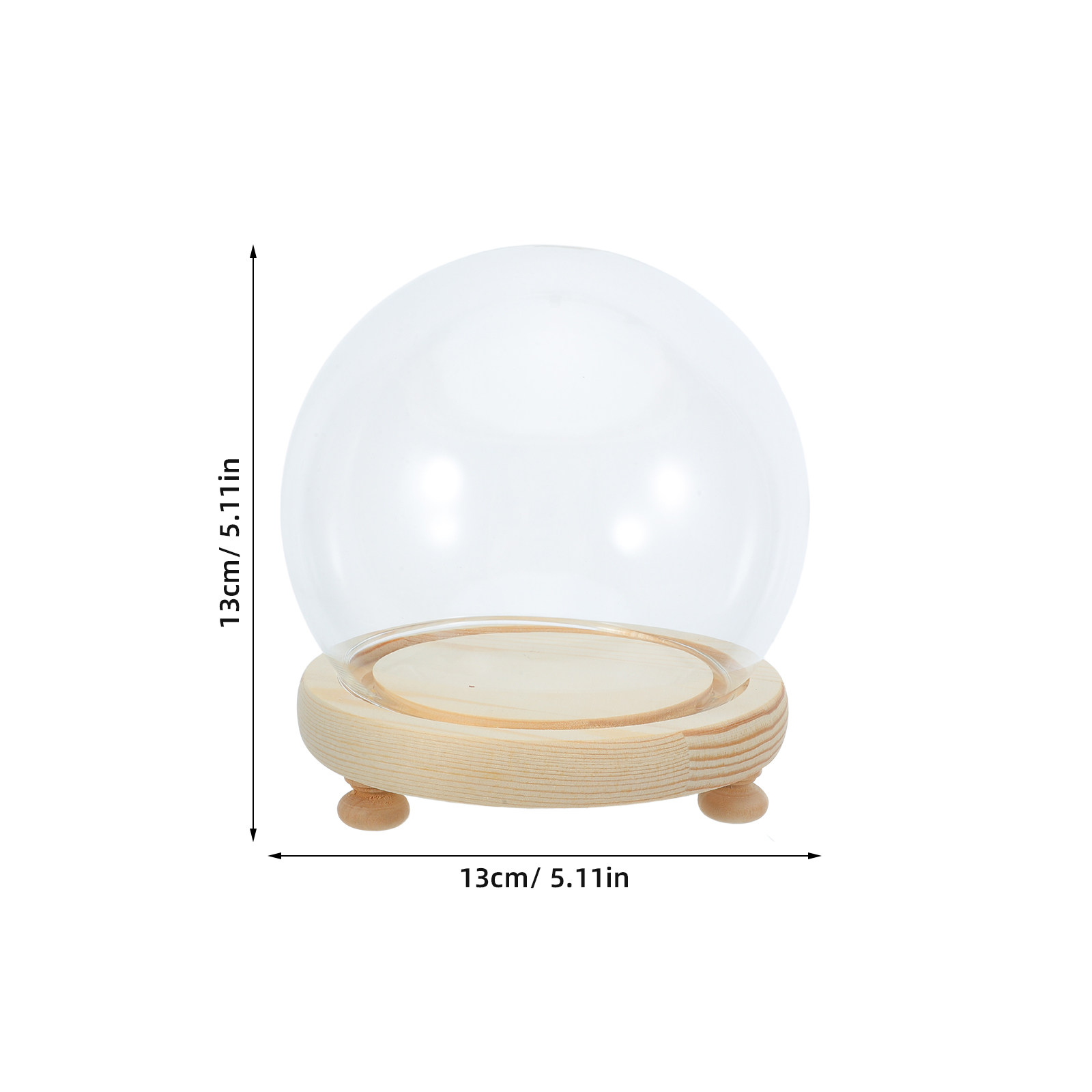 Dried Flower Glass Dome Displa - Plastic Dome Clear 评论和价格