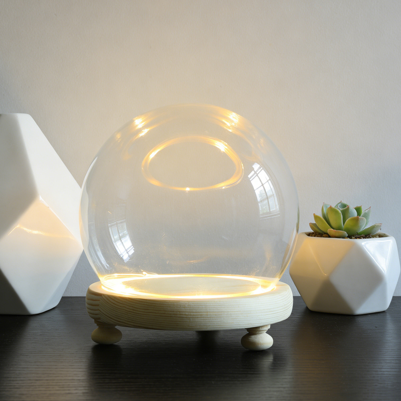 Dried Flower Glass Dome Displa - Plastic Dome Clear 评论和价格