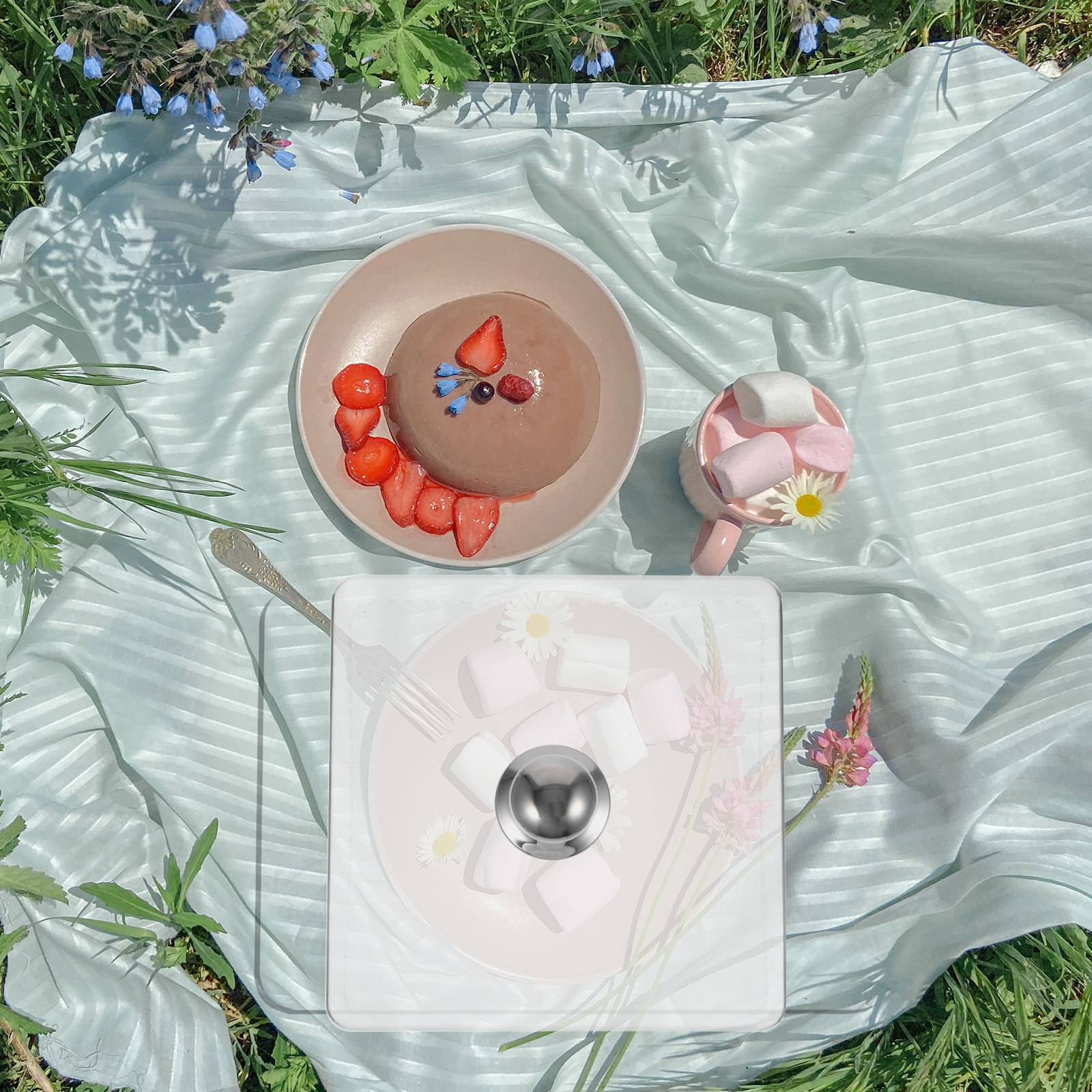 Square Glass Cake Dome Buffet  - Plastic Dome Clear 评论和价格