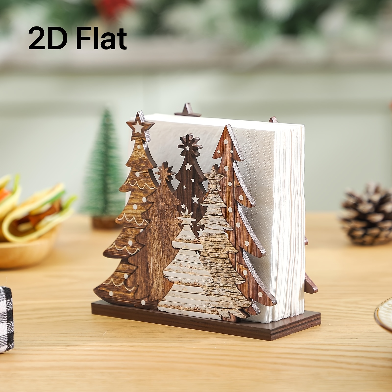 1pc 2D Flat Christmas Tree Tis - Agar Tissue Culture 评论和价格