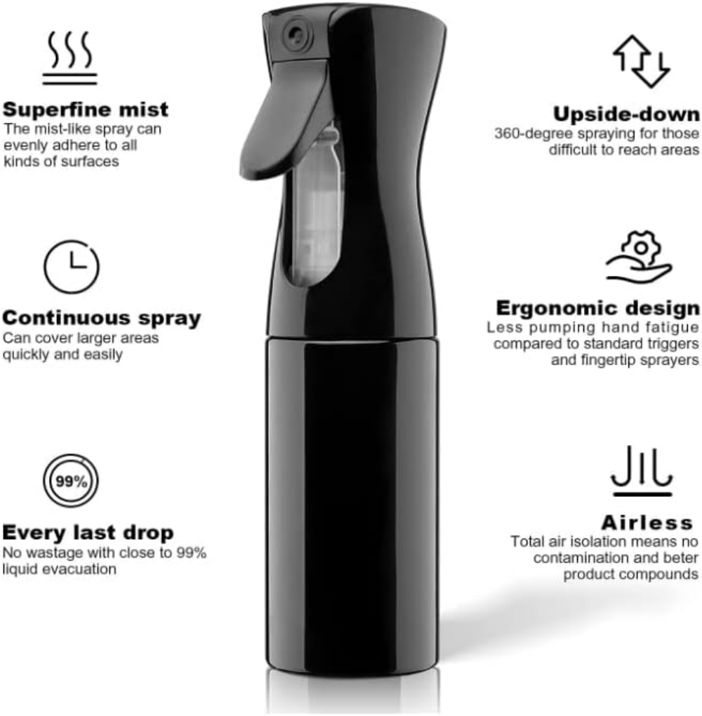 200ml Continuous Spray 360° Up - Misting Bottle Fine 评论和价格
